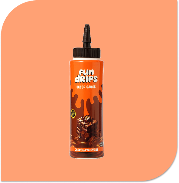 Group 123 FUNDRIPS – CHOCOLATE SYRUP 350ml - Image 1