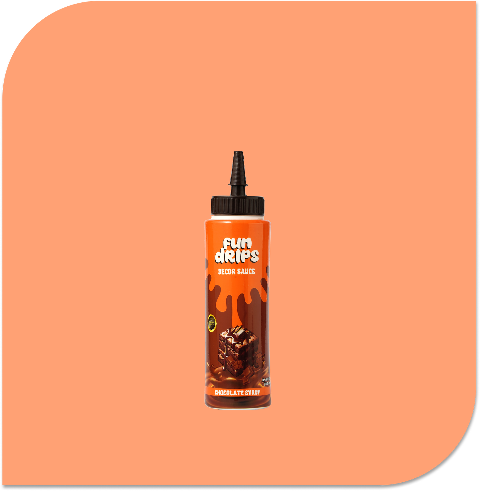 Group 253 FUNDRIPS – CHOCOLATE SYRUP 350ml - Image 1